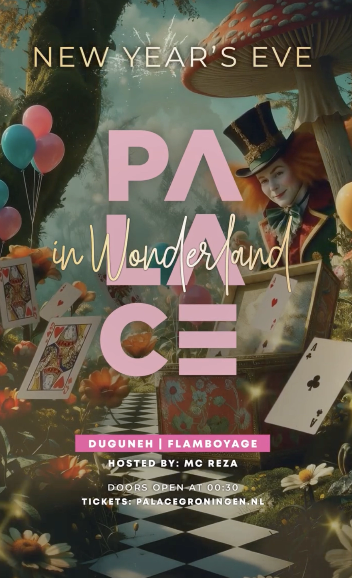 New Year's Eve at PALACE Groningen